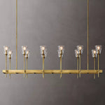Torche Sculpted Glow Rectangular Chandelier 54"