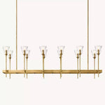 Torche Sculpted Glow Rectangular Chandelier 54"