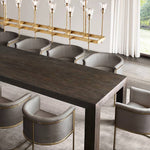 Torche Sculpted Glow Rectangular Chandelier 54"