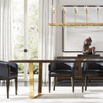 Torche Sculpted Glow Rectangular Chandelier 67"