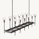 Torche Sculpted Glow Rectangular Chandelier 54"