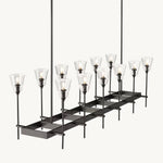Torche Sculpted Glow Rectangular Chandelier 54"