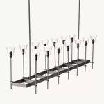 Torche Sculpted Glow Rectangular Chandelier 67"