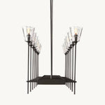 Torche Sculpted Glow Rectangular Chandelier 54"