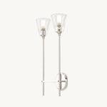 Torche Sculpted Glow Double Wall Sconce