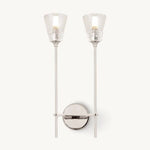 Torche Sculpted Glow Double Wall Sconce