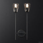 Torche Sculpted Glow Double Wall Sconce