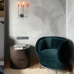 Torche Sculpted Glow Double Wall Sconce