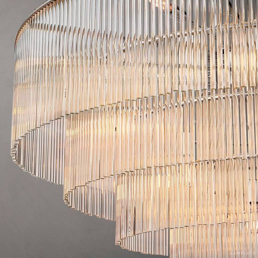 Amadeo Prismatic Array Round Chandelier 40"