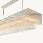 Amadeo Prismatic Array Rectangular Chandelier 54"