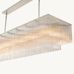 Amadeo Prismatic Array Rectangular Chandelier 72"