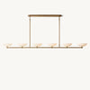 Vernet Porcelain Shade Linear Chandelier 96"
