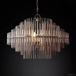 Emile Gradient Spire Round Chandelier 32"