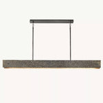 Vouvray Etched Metal Linear Chandelier 72"