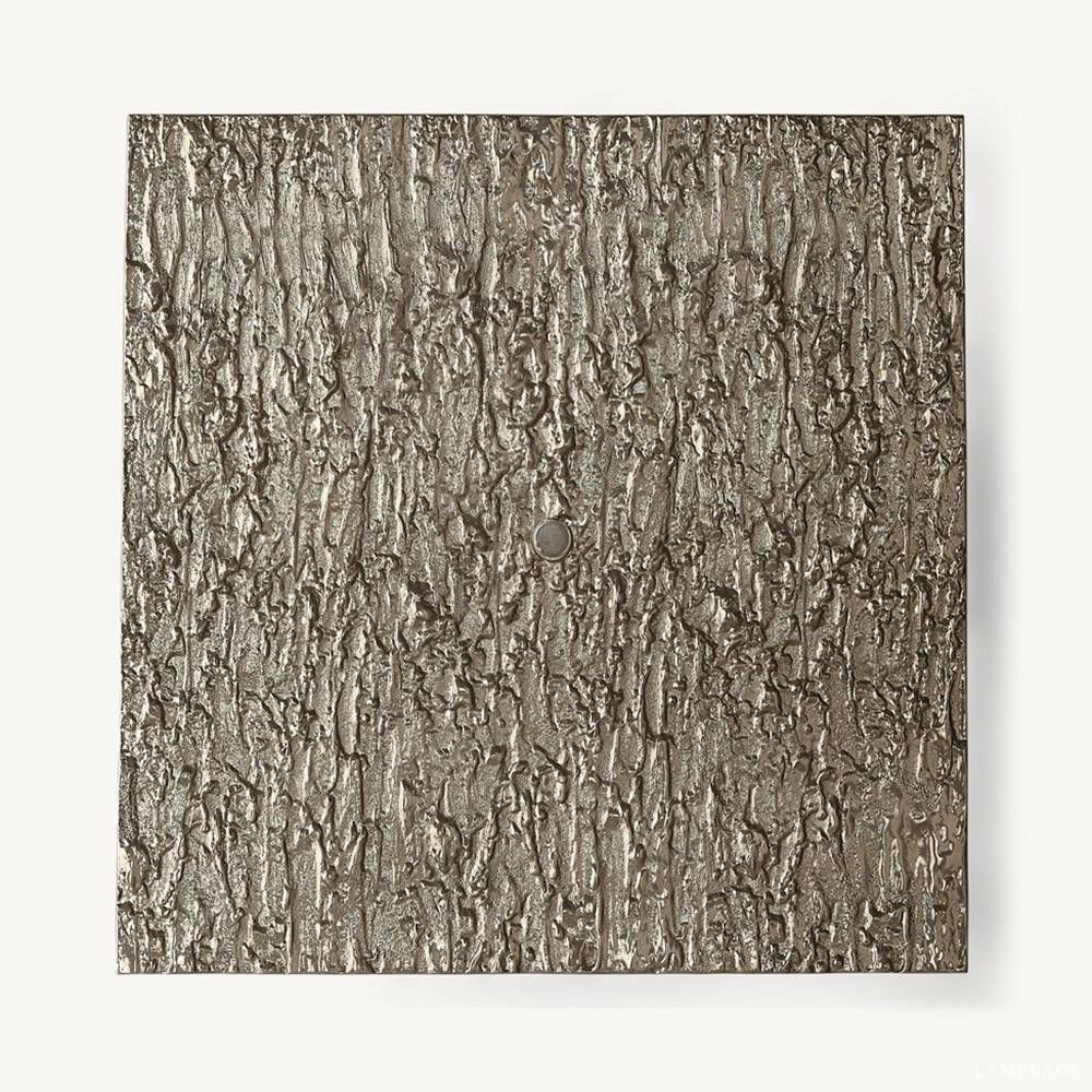 Vouvray Etched Metal Square Wall Sconce