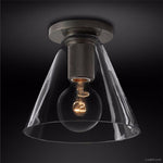Utilitaire Funnel Shade Flush Mount
