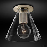 Utilitaire Funnel Shade Flush Mount