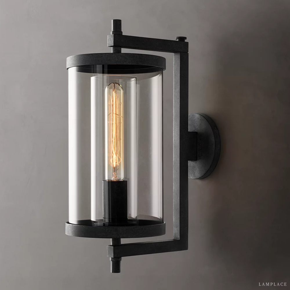 Devaux Faceted Wrapped Round Wall Sconce