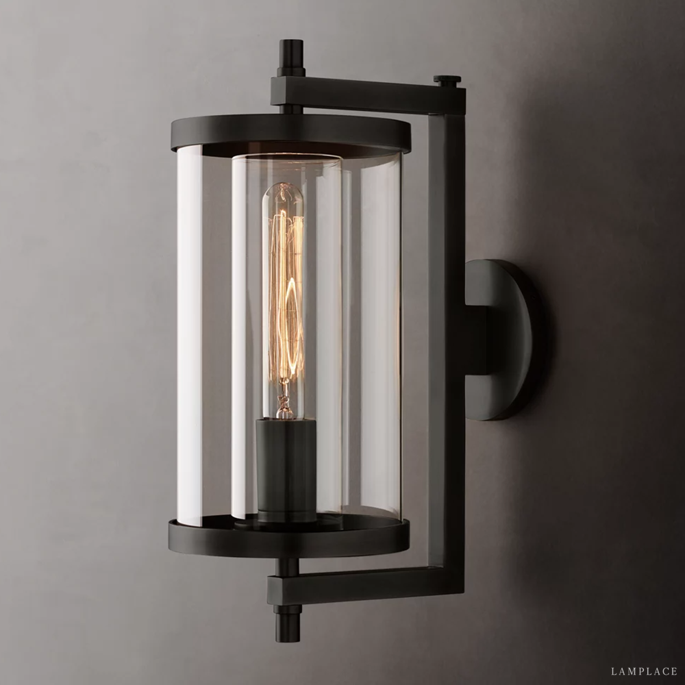 Devaux Faceted Wrapped Round Wall Sconce