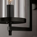 Devaux Faceted Wrapped Round Wall Sconce