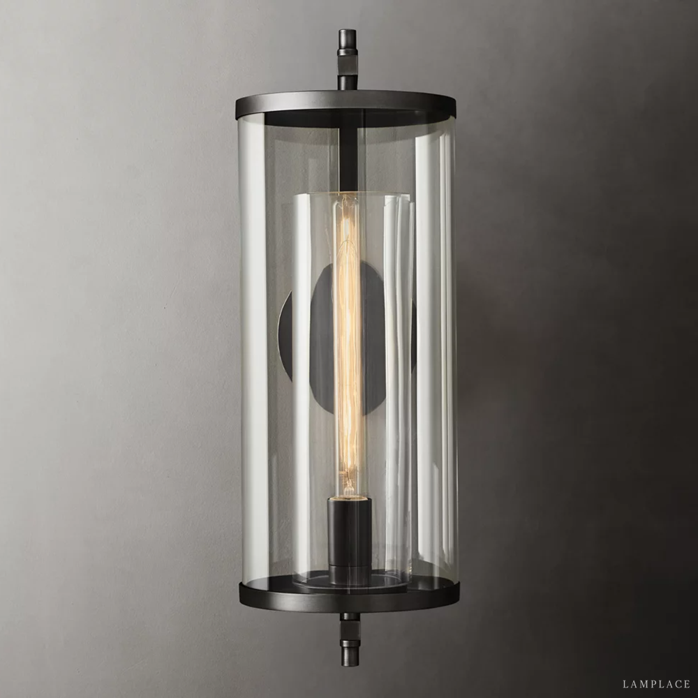 Devaux Faceted Wrapped Round Wall Sconce
