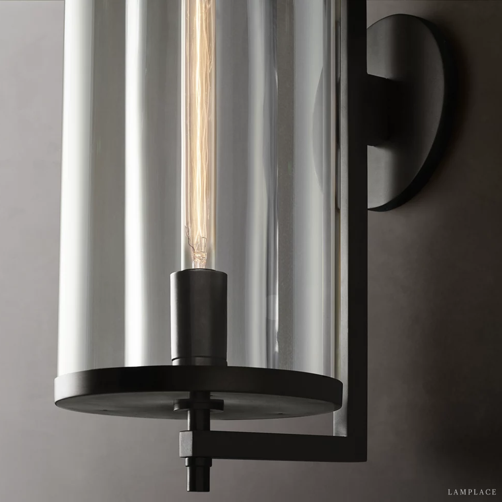 Devaux Faceted Wrapped Round Wall Sconce