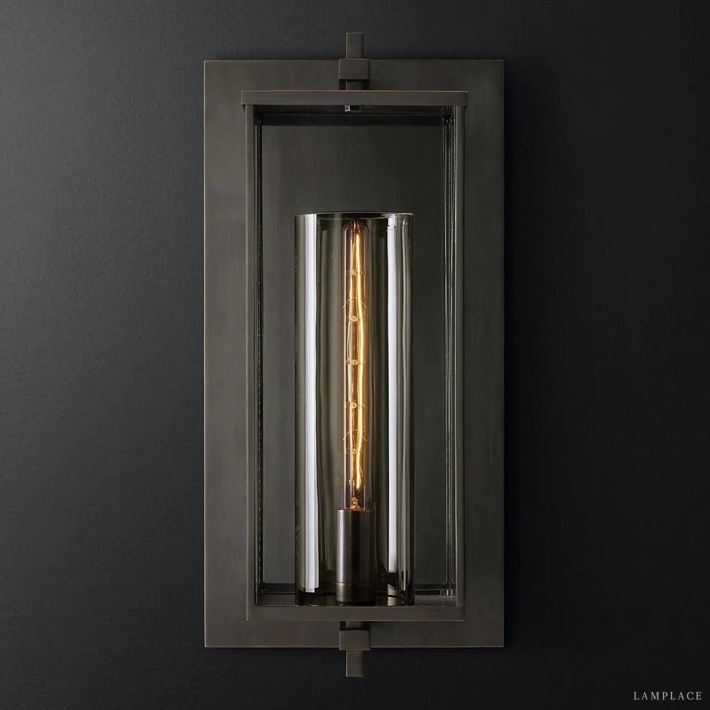 Devaux Faceted Wrapped Square Wall Sconce