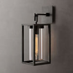 Petrus Structured Glass Square Wall Sconce