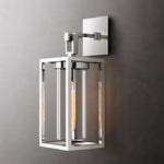 Petrus Structured Glass Square Wall Sconce