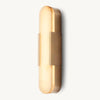 Halver Alabaster Panel Grand Wall Sconce