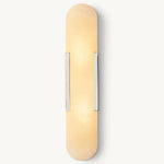 Halver Alabaster Panel Grand Wall Sconce