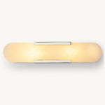 Halver Alabaster Panel Grand Wall Sconce
