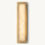 Halver Alabaster Panel Linear Wall Sconce