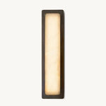 Halver Alabaster Panel Linear Wall Sconce
