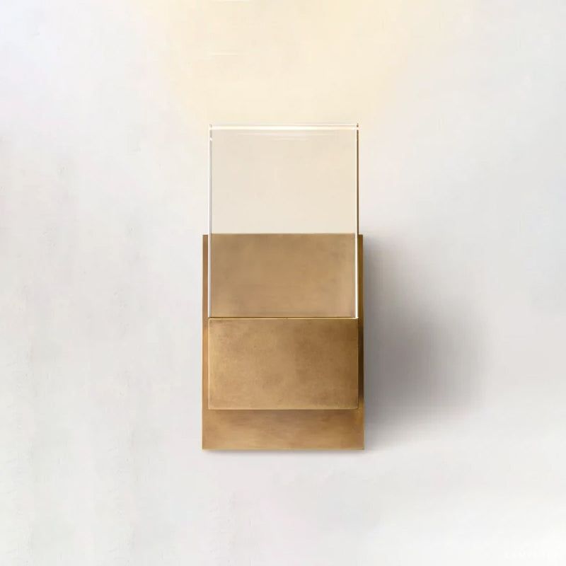 Serra Plane Crystal Wall Sconce