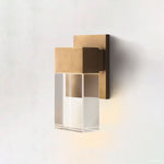 Serra Plane Crystal Wall Sconce