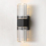 Serra Plane Crystal Linear Wall Sconce