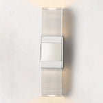 Serra Plane Crystal Linear Wall Sconce