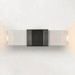 Serra Plane Crystal Linear Wall Sconce