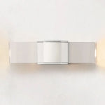 Serra Plane Crystal Linear Wall Sconce
