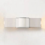 Serra Plane Crystal Linear Wall Sconce