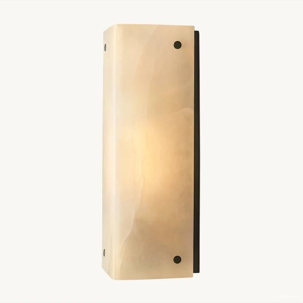 Reynard Stacked Alabaster Wall Sconce