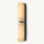 Reynard Stacked Alabaster Double Wall Sconce
