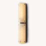 Reynard Stacked Alabaster Double Wall Sconce