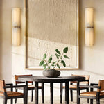 Reynard Stacked Alabaster Double Wall Sconce