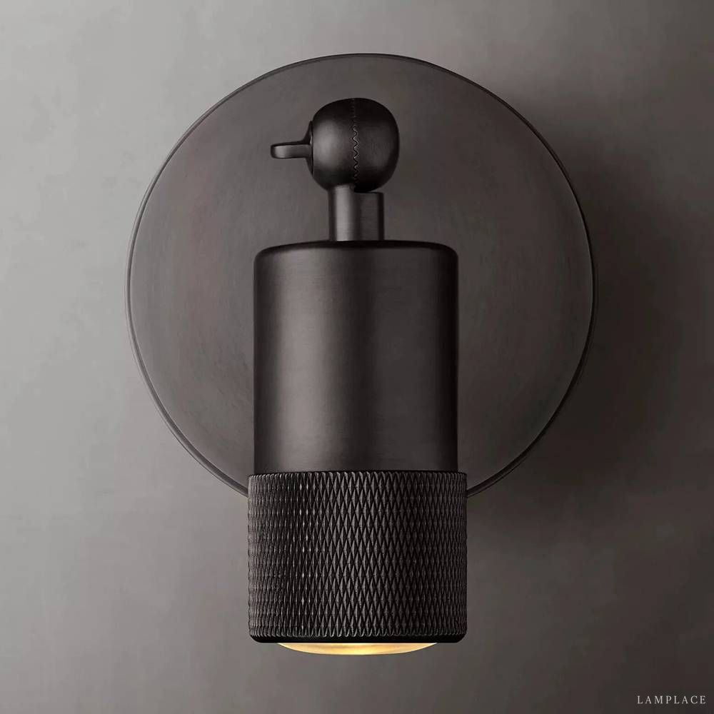 Utilitaire Knurled Task Wall Sconce