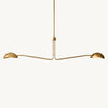 Convessi Sculpted Flow Linear Chandelier 54"