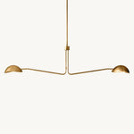 Convessi Sculpted Flow Linear Chandelier 54"