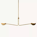 Convessi Sculpted Flow Linear Chandelier 54"