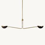 Convessi Sculpted Flow Linear Chandelier 54"